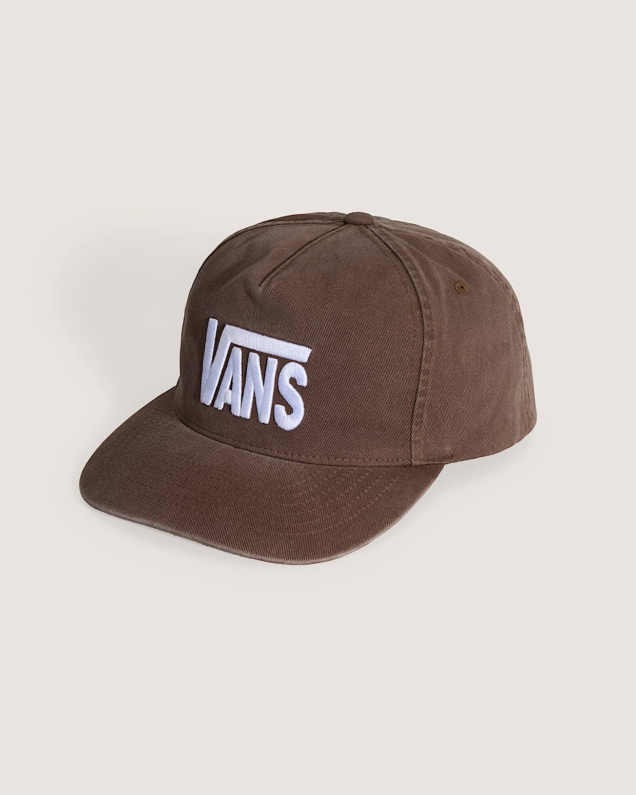 Vans Stretch Logo Snapback Hat - Vintage Cocoa