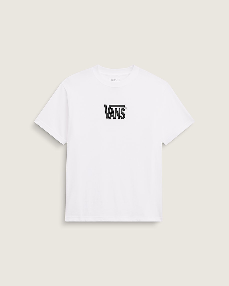 Vans Mens Stretch Logo T-Shirt - White/Black