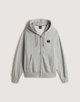 Vans Mens Stretch Logo Zip Pullover Hoodie - Cement Heather