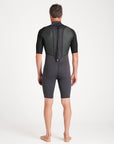 C-Skins Mens Element 3:2 FL BZ Shortie - Anthracite/Black/Neon Flare