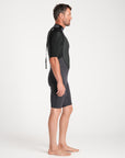 C-Skins Mens Element 3:2 FL BZ Shortie - Anthracite/Black/Neon Flare