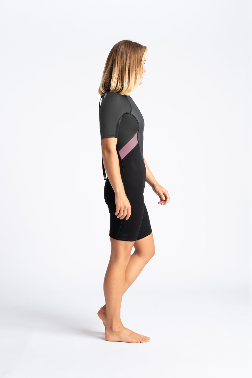 C-Skins Womens Element 3:2 BZ FL Shortie - Black/Meteor/Rose