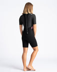 C-Skins Womens Element 3:2 BZ FL Shortie - Black/Meteor/Rose