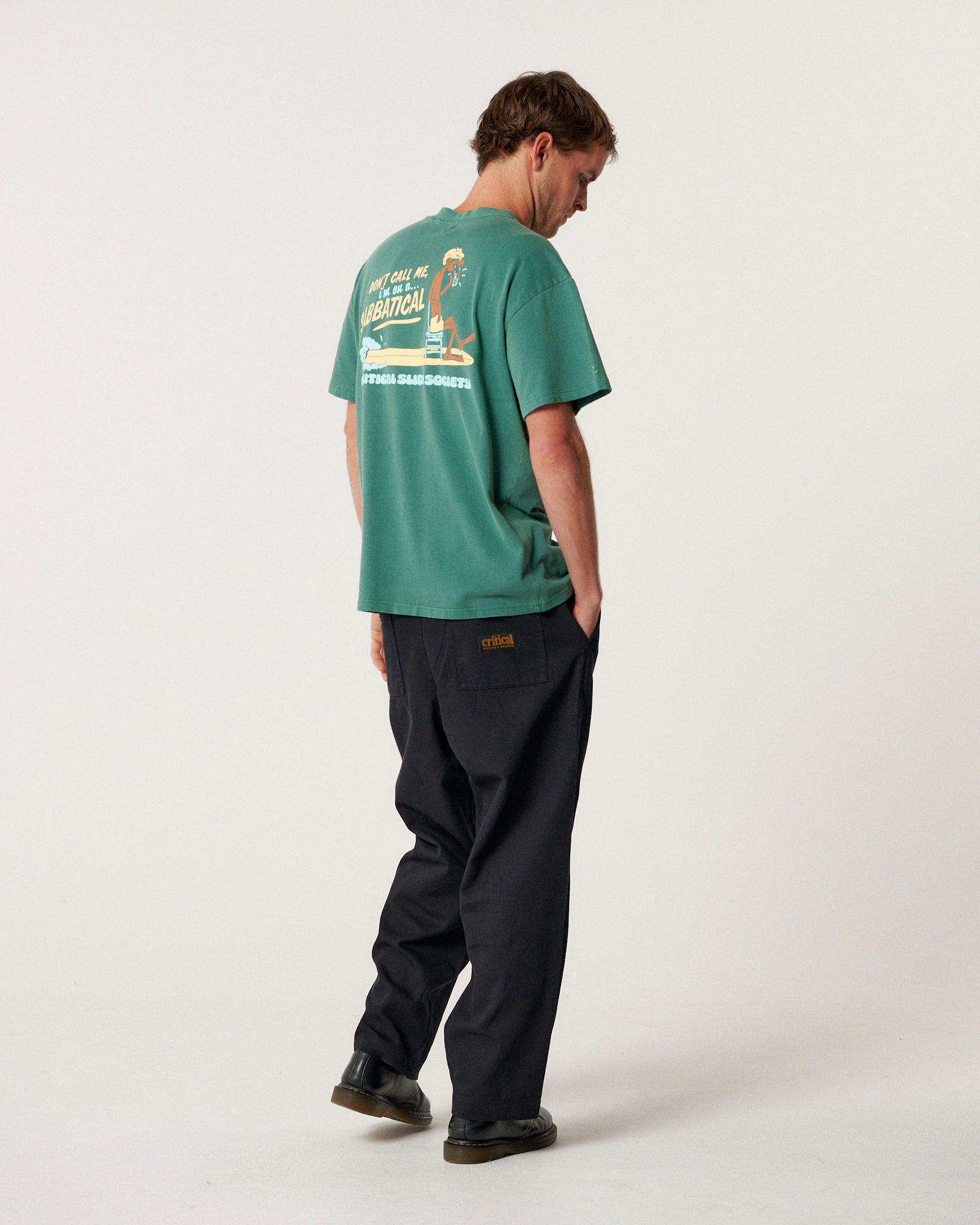 The Critical Slide Society Mens Sabbatical T-Shirt - Dusty Green