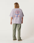 The Critical Slide Society Mens Power T-Shirt - Washed Purple