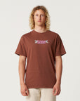 The Critical Slide Society Mens Angels T-Shirt - Chestnut
