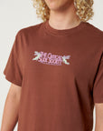 The Critical Slide Society Mens Angels T-Shirt - Chestnut