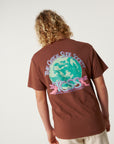 The Critical Slide Society Mens Angels T-Shirt - Chestnut