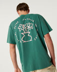 The Critical Slide Society Mens Daisy T-Shirt - Dusty Green