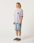 The Critical Slide Society Mens Jumbo Pocket T-Shirt - Washed Purple