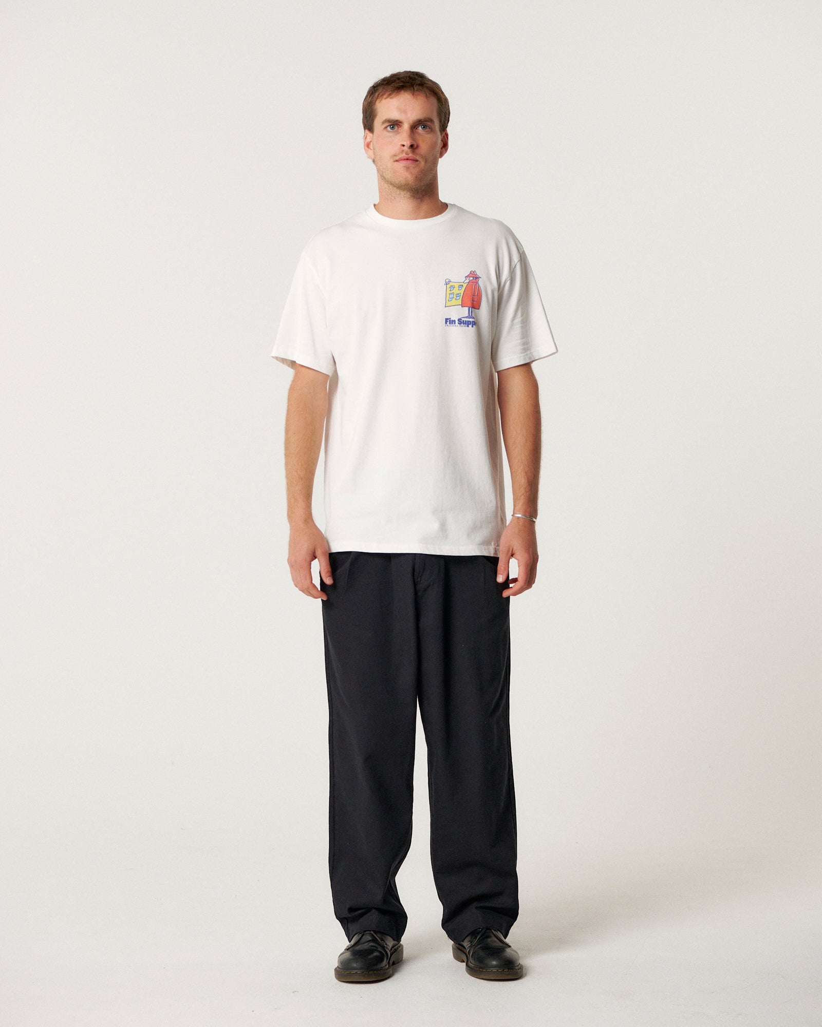The Critical Slide Society Mens Supply T-Shirt - Vintage White