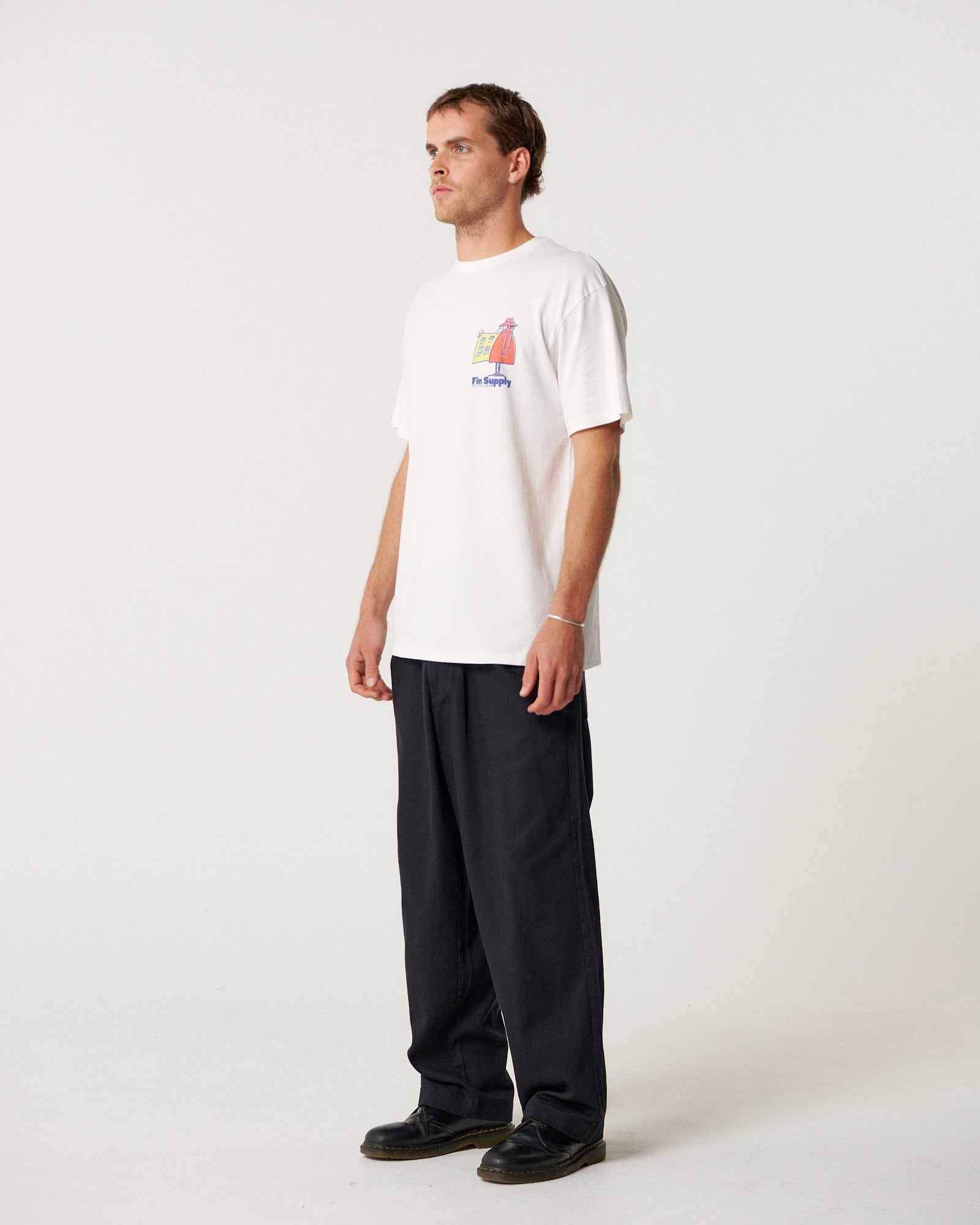 The Critical Slide Society Mens Supply T-Shirt - Vintage White