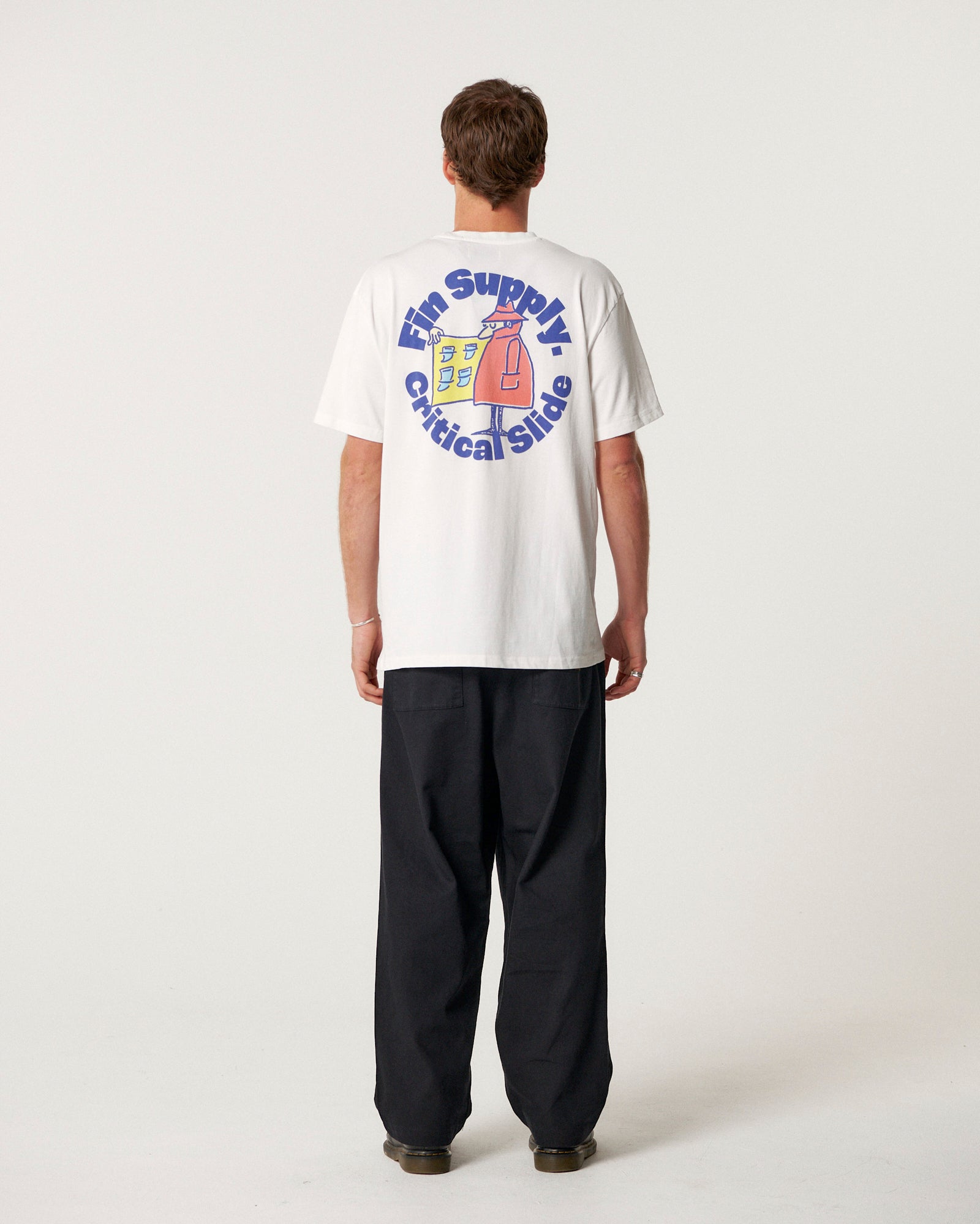 The Critical Slide Society Mens Supply T-Shirt - Vintage White