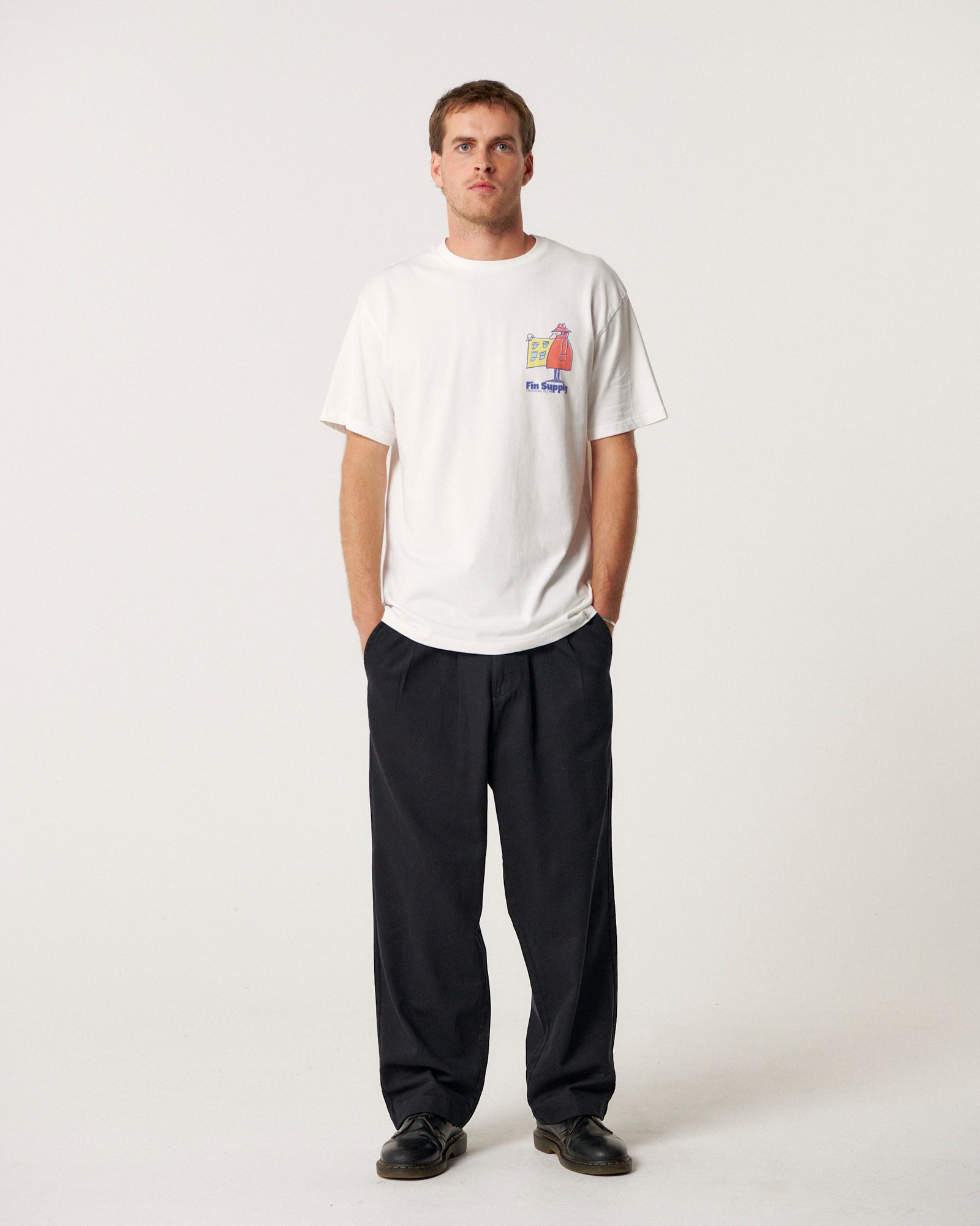 The Critical Slide Society Mens Supply T-Shirt - Vintage White