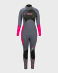 TWF XT3 3mm Womens Wetsuit - Pink/Flamingo - ManGo Surfing