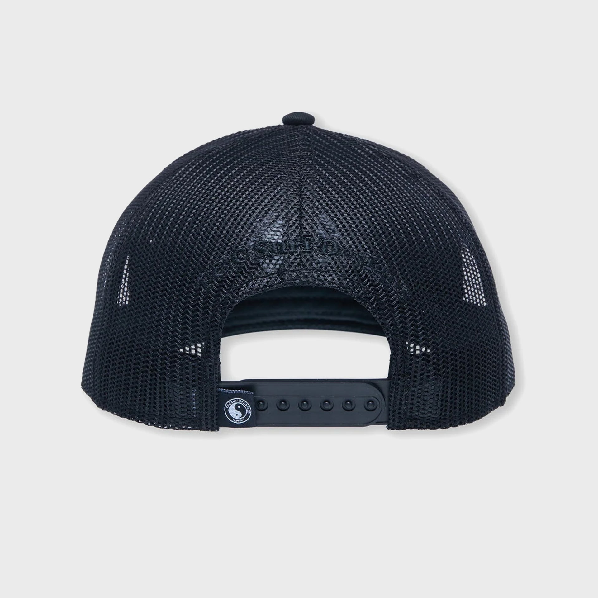 T&amp;C Surf Designs YY Plain Trucker Cap - Black / Black Logo