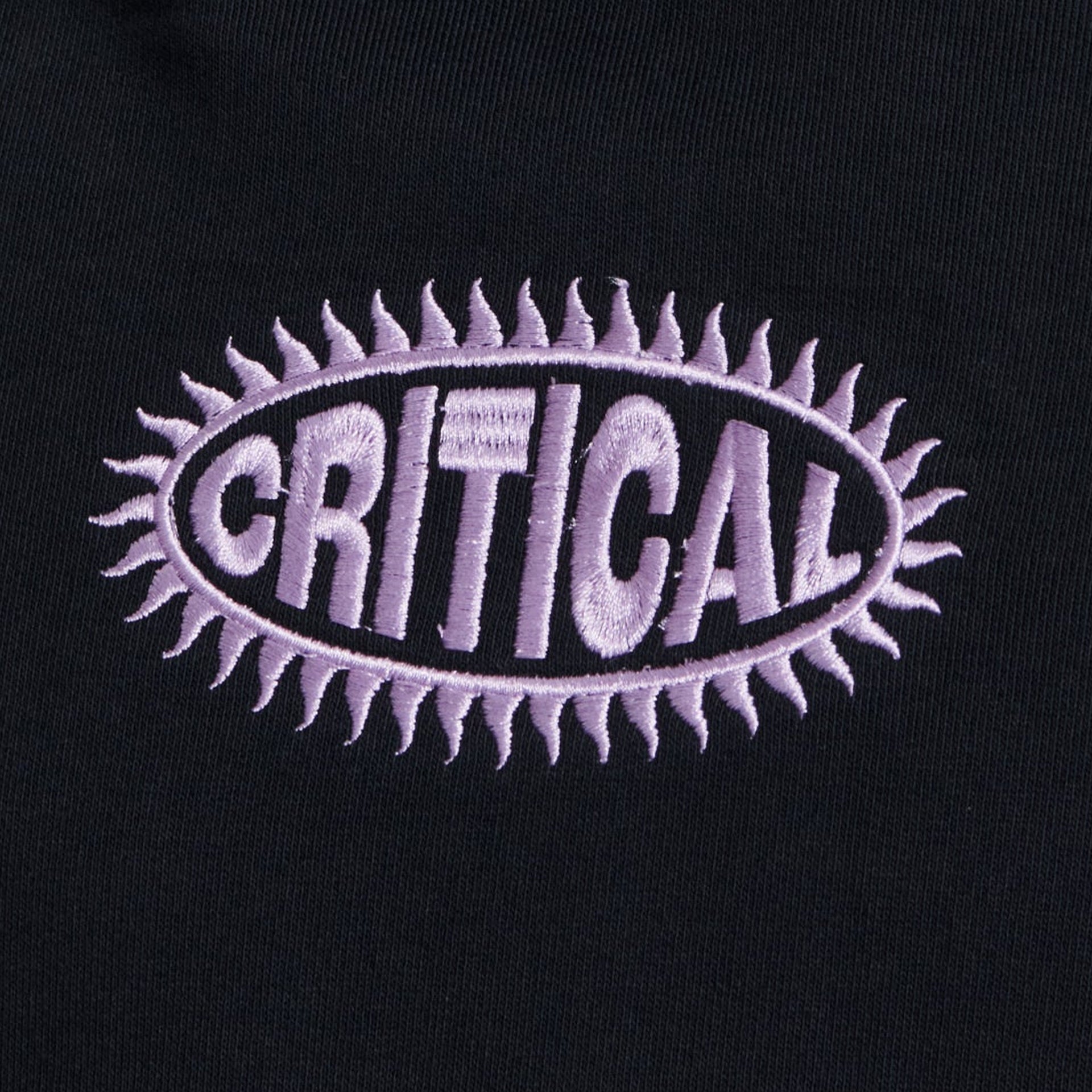 The Critical Slide Society Mens Burst Hoodie - Vintage Black - ManGo Surfing