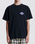 The Critical Slide Society Mens Diamond T-Shirt - Vintage Black - ManGo Surfing