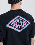 The Critical Slide Society Mens Diamond T-Shirt - Vintage Black - ManGo Surfing