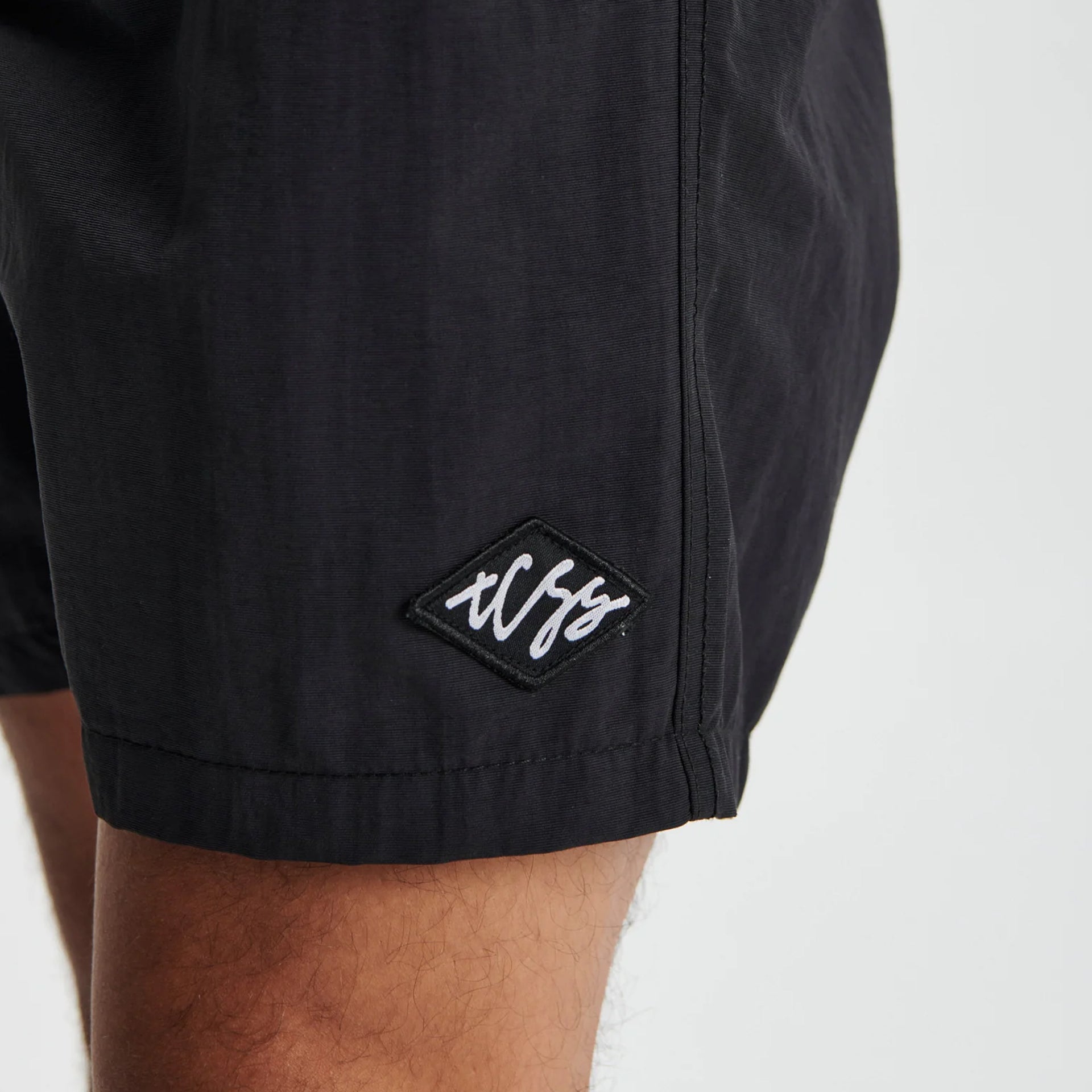 The Critical Slide Society Mens Nucleus 16" Trunks - Black - ManGo Surfing