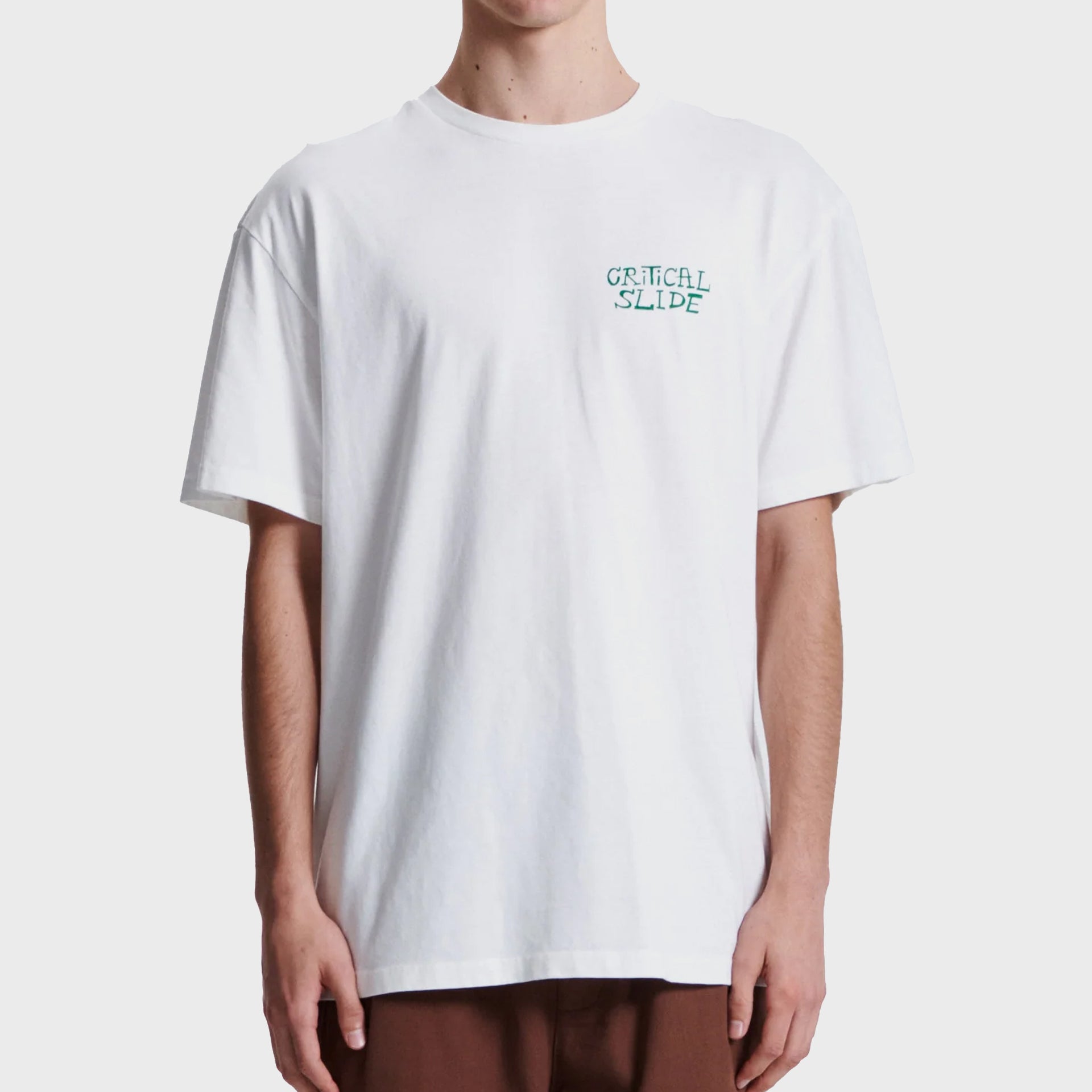 The Critical Slide Society Mens Seeker T-Shirt - Vintage White - ManGo Surfing