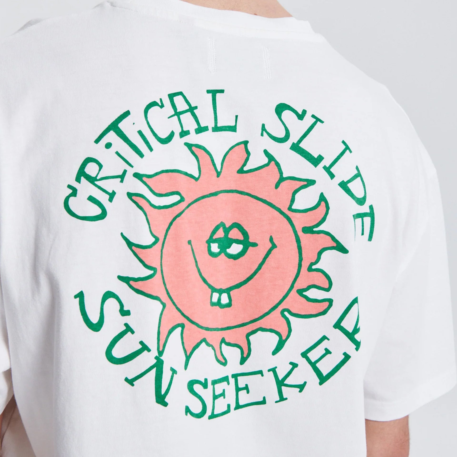 The Critical Slide Society Mens Seeker T-Shirt - Vintage White - ManGo Surfing