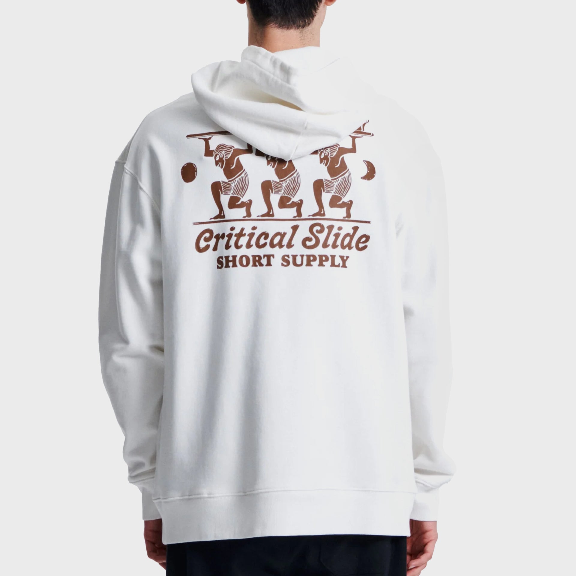 The Critical Slide Society Mens Supply Hoodie - Vintage White - ManGo Surfing