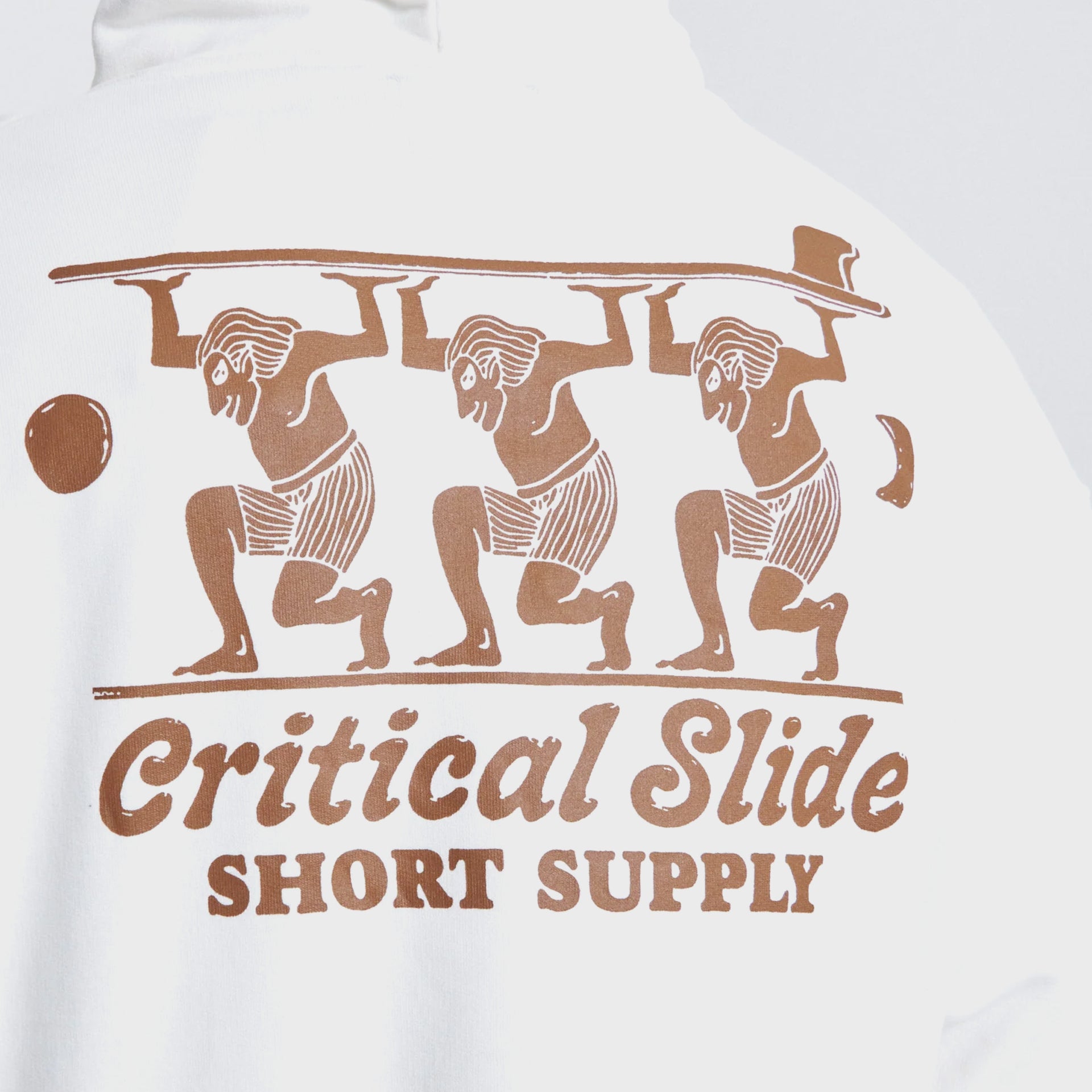 The Critical Slide Society Mens Supply Hoodie - Vintage White - ManGo Surfing