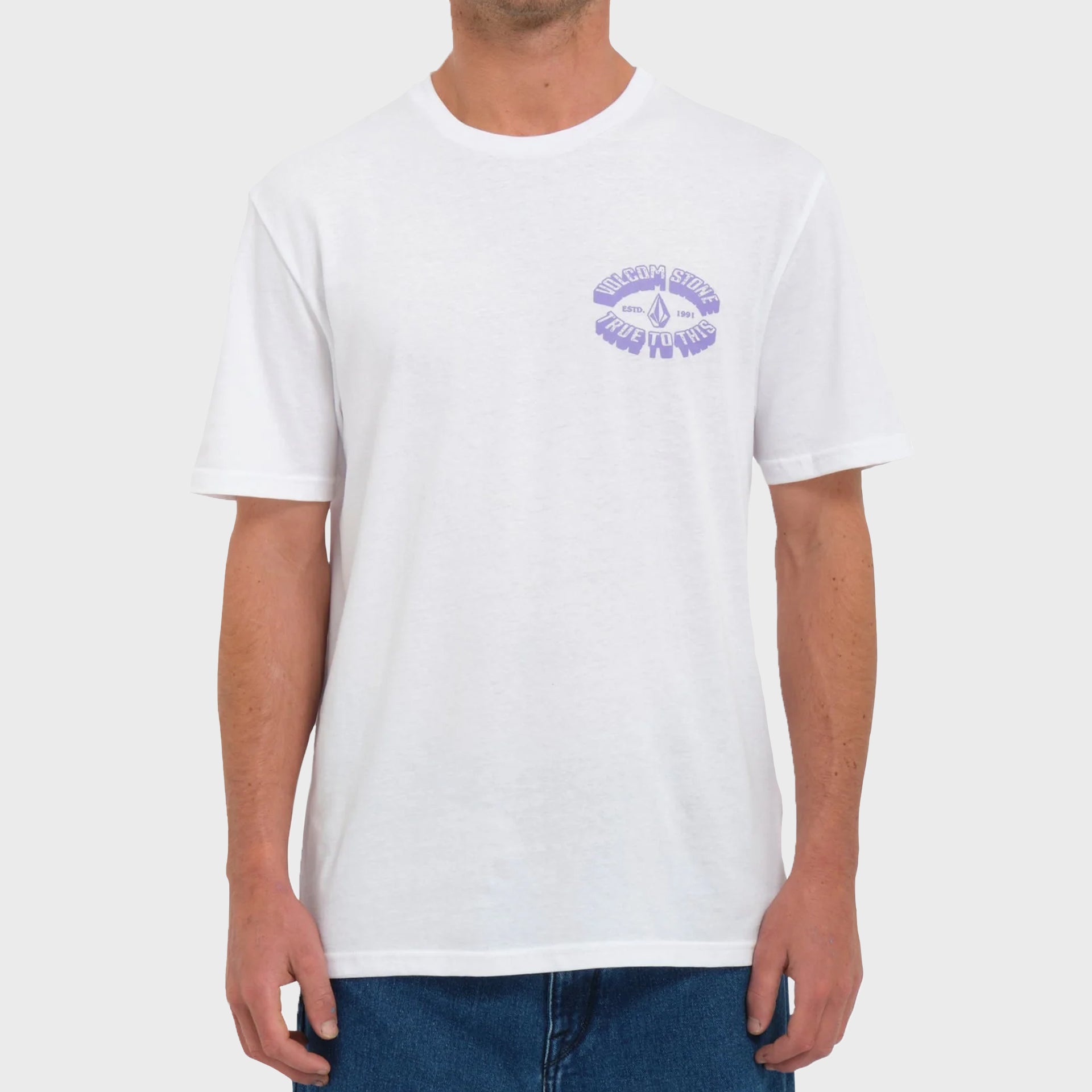 True Mecha BSC T-Shirt - Mens Short Sleeve Tee - White - ManGo Surfing