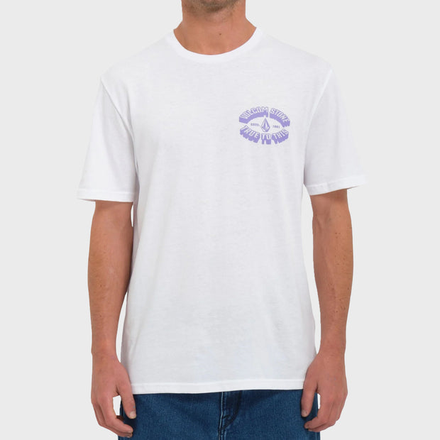 True Mecha BSC T-Shirt - Mens Short Sleeve Tee - White