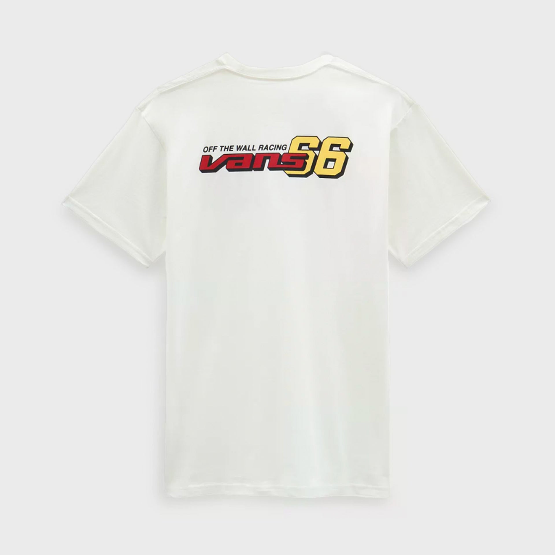Vans 66 Racing Logo Mens T-Shirt - Marshmallow - ManGo Surfing
