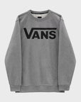 Vans Classic Crew Sweater | Cement Heather/Black | Men - ManGo Surfing