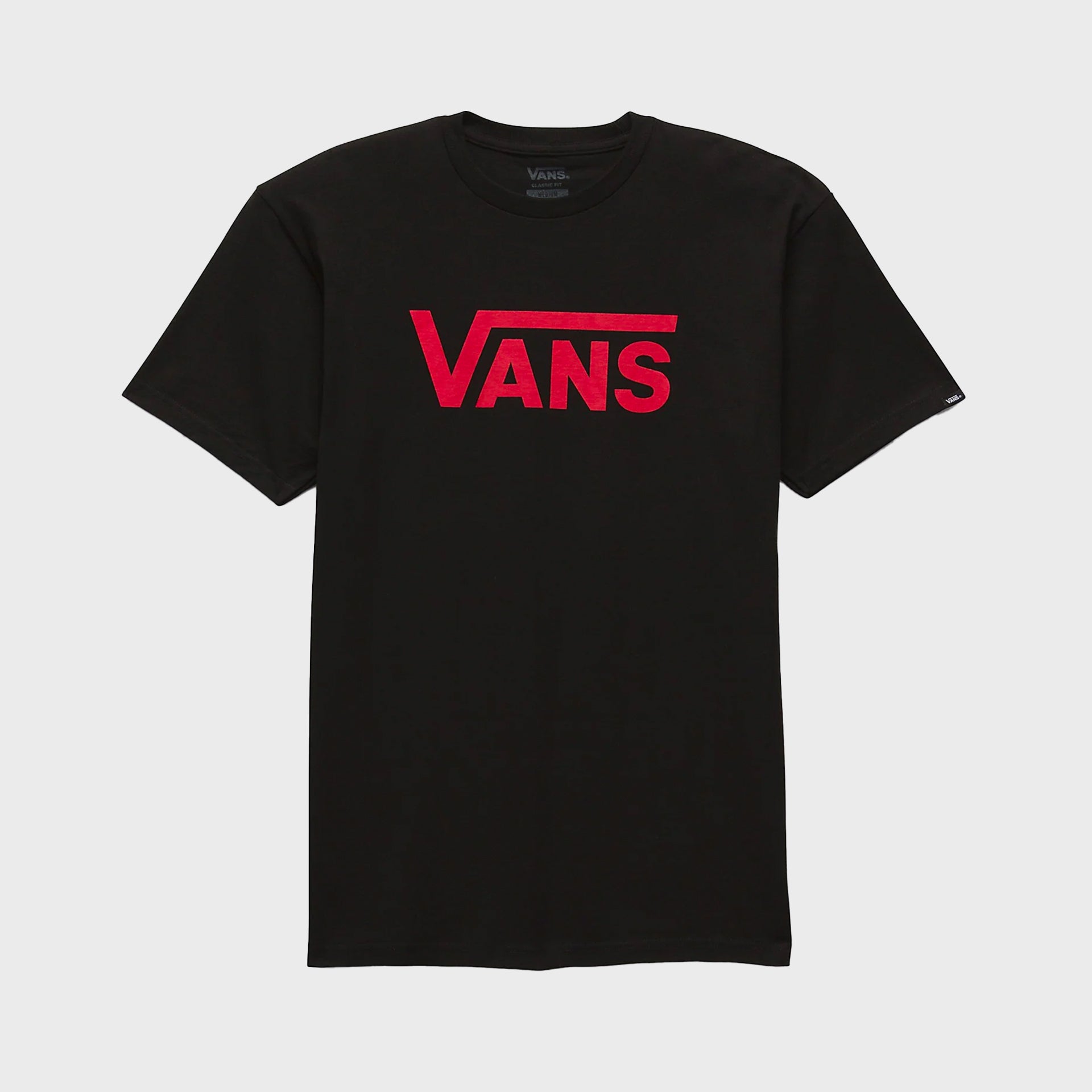 Vans Classic Mens T-Shirt - Black/Reinvent Red - ManGo Surfing
