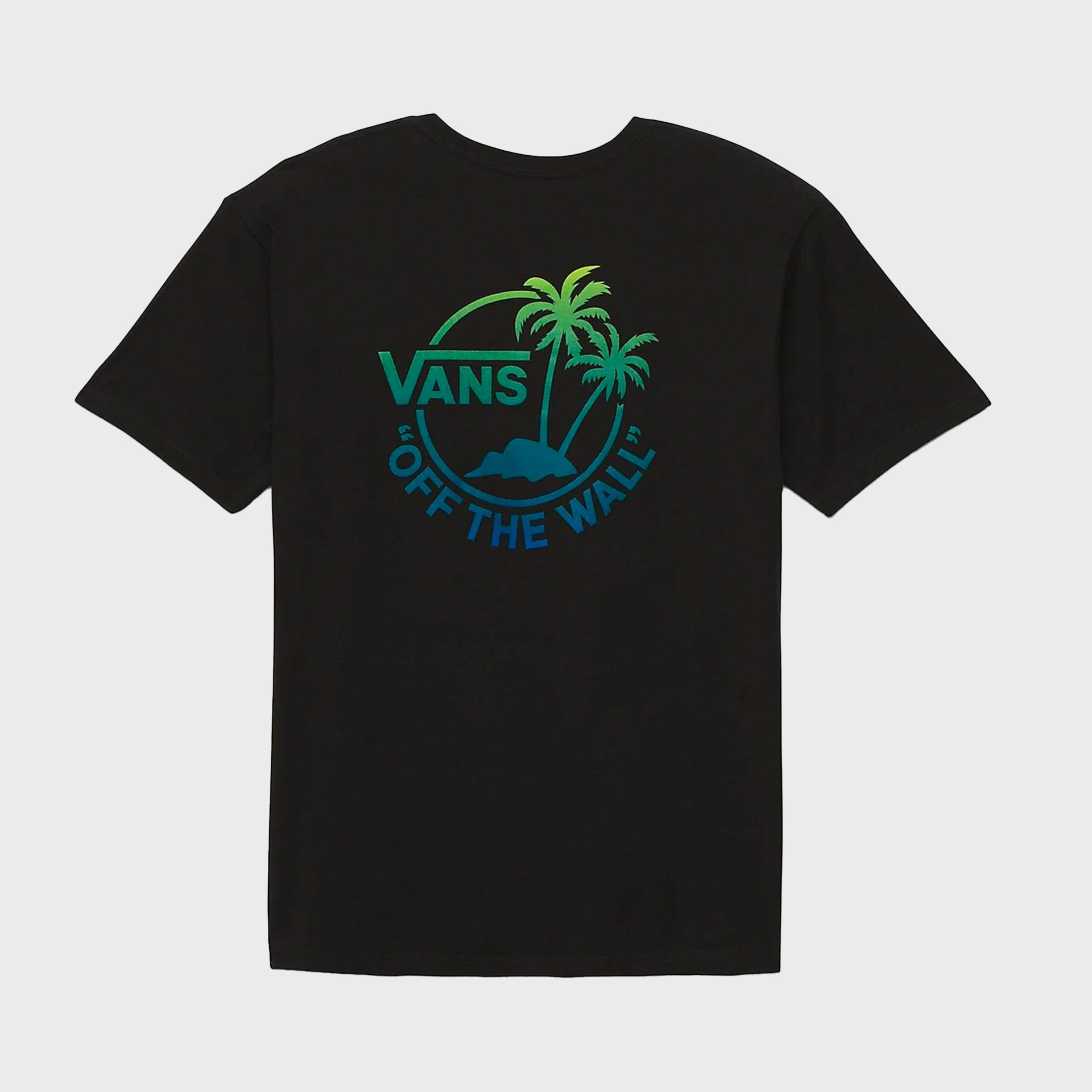 Vans Classic Mini Dual Palm Mens T-Shirt - Black/Lime Green/True Blue - ManGo Surfing
