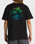 Vans Classic Mini Dual Palm Mens T-Shirt - Black/Lime Green/True Blue - ManGo Surfing