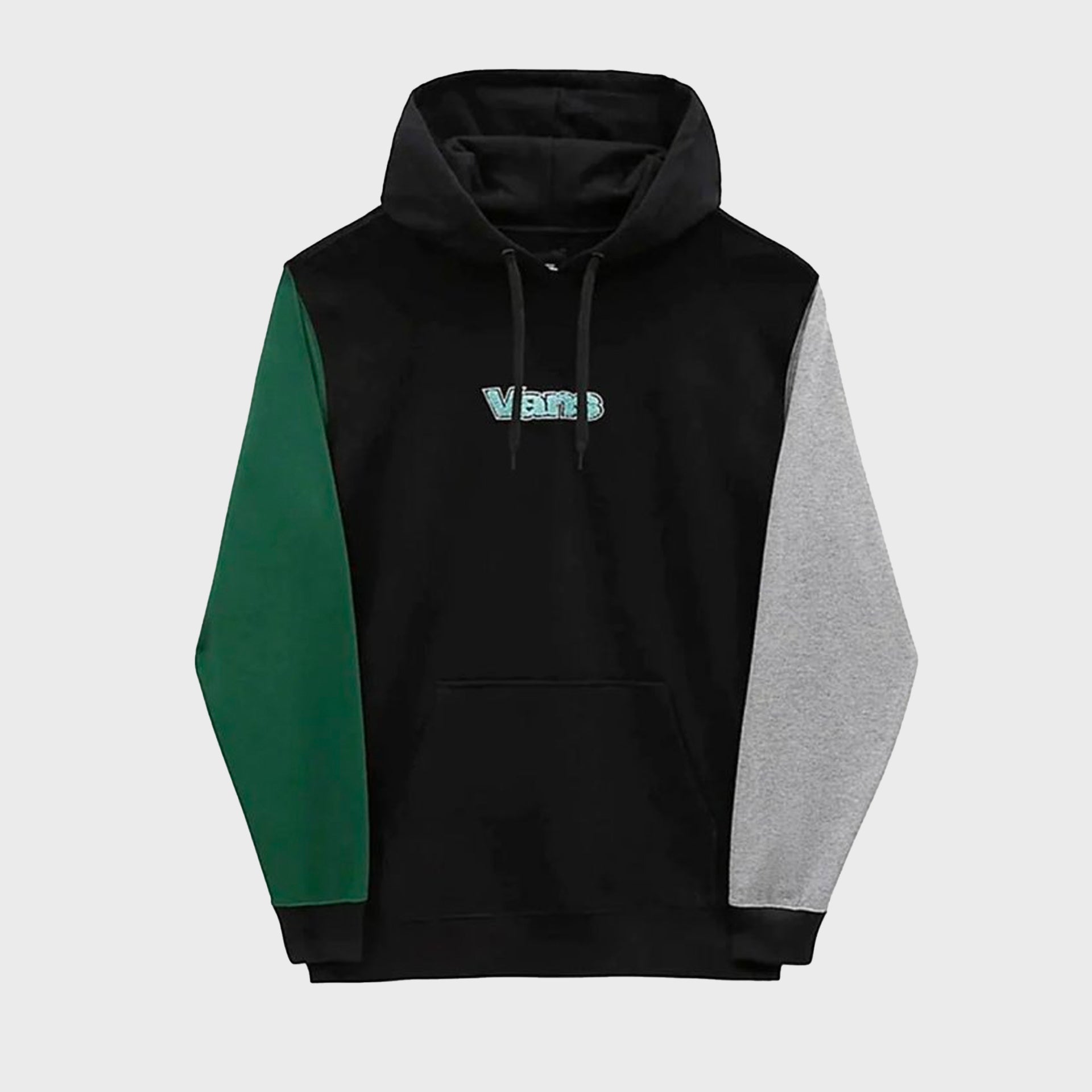 Vans Colorblock Pullover Sweatshirt - Black/Eden Green - ManGo Surfing