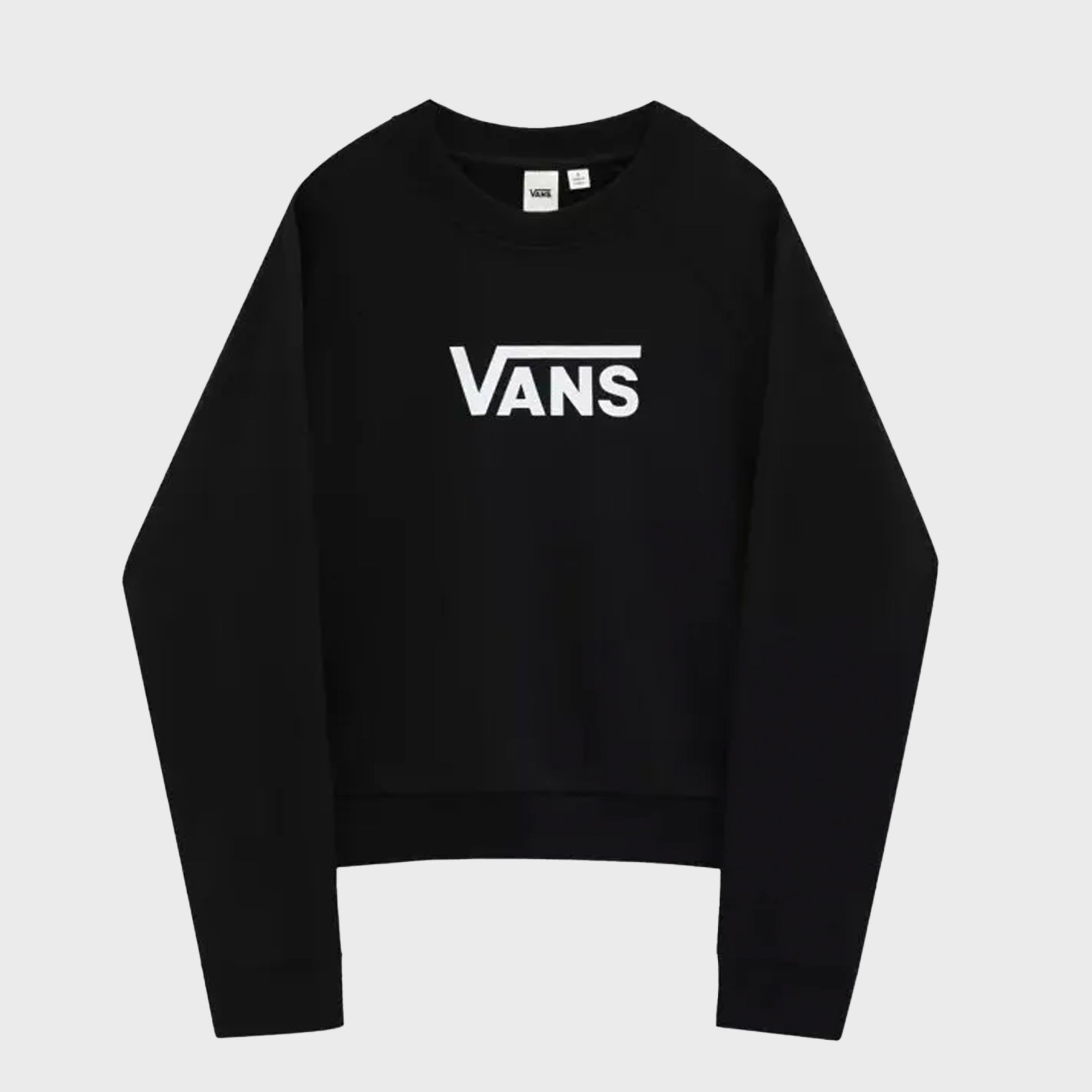 Vans Flying V Womens Boxy Crew Sweater - Black - ManGo Surfing