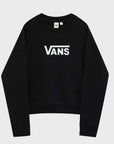 Vans Flying V Womens Boxy Crew Sweater - Black - ManGo Surfing