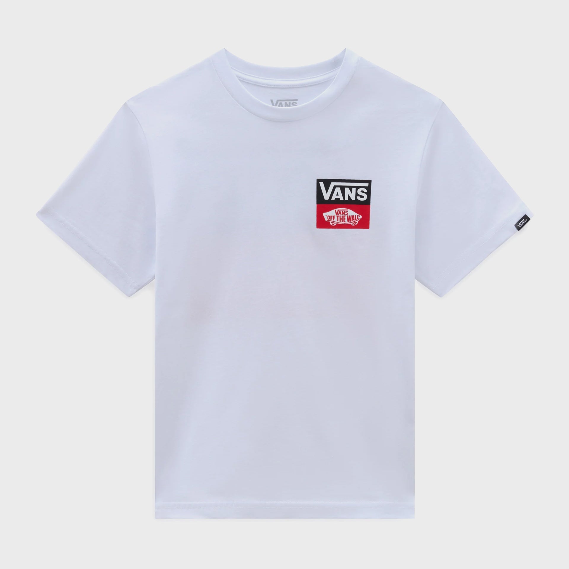 Vans Kids OG Logo T-Shirt (8-14 Years) - White - ManGo Surfing