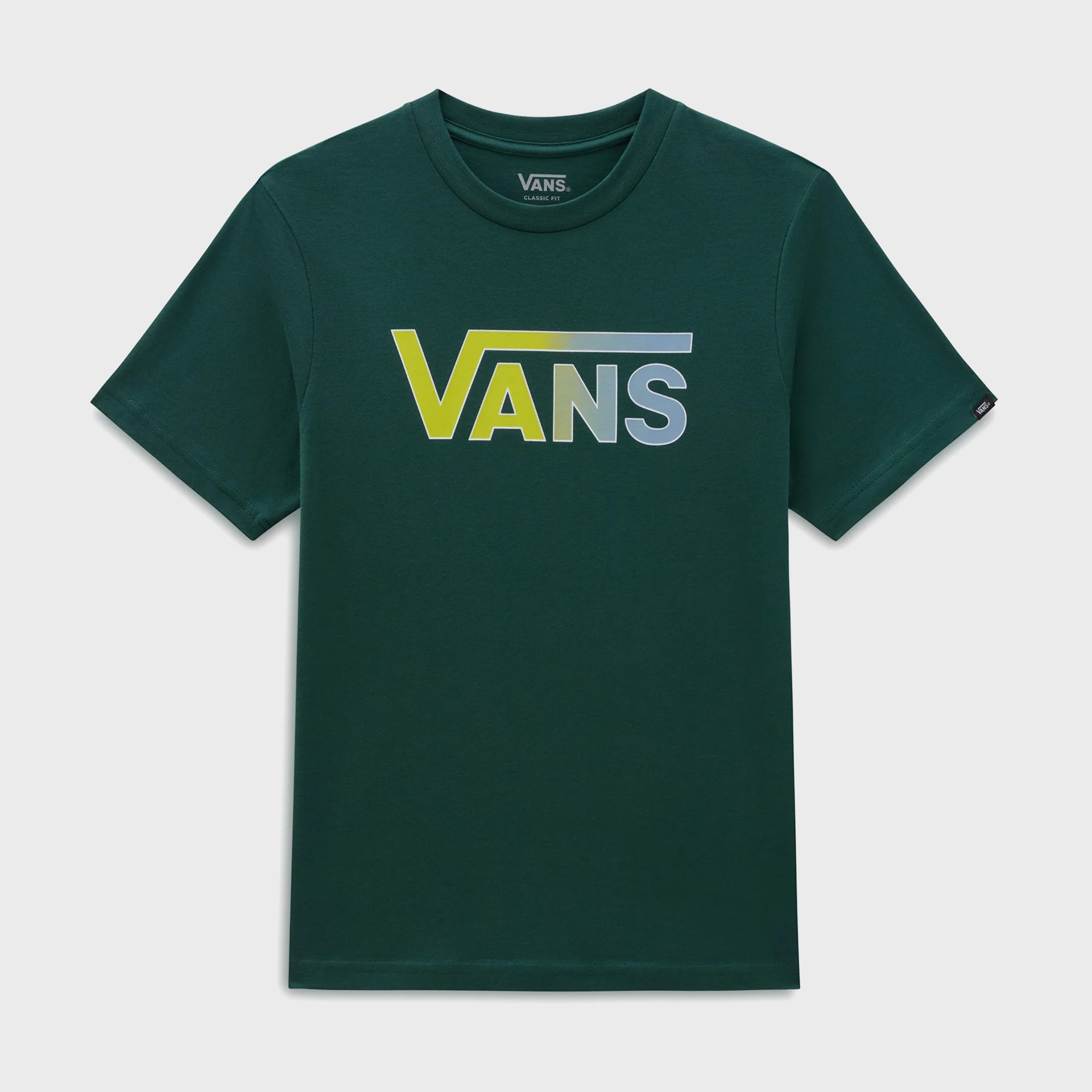 Vans Kids Vans Classic Logo Fill T-Shirt (8-14 Years) - Bistro Green - ManGo Surfing