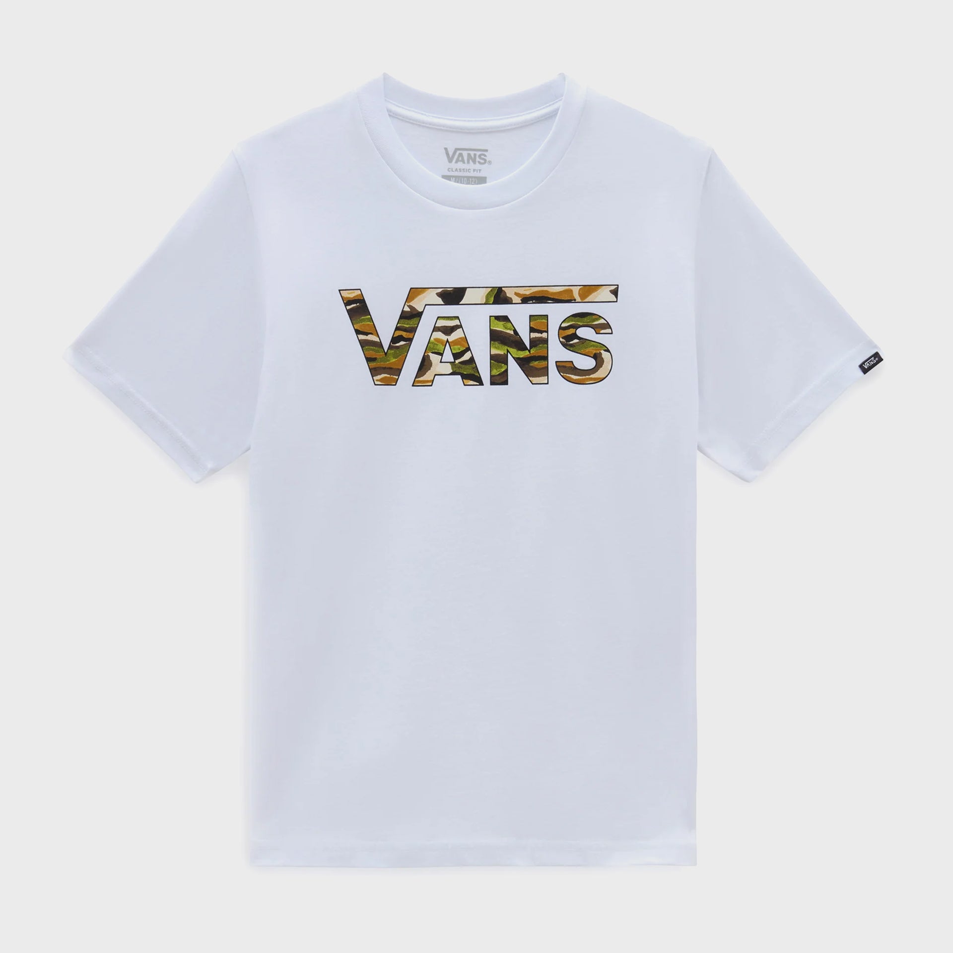 Vans Kids Vans Classic Logo Fill T-Shirt (8-14 Years) - White - ManGo Surfing