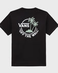 Vans Mens Classic Mini Dual Palm II T-Shirt - Black/Iceberg Green - ManGo Surfing