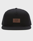 Vans Off the Wall Patch Snapback Hat - One Size - Black - ManGo Surfing