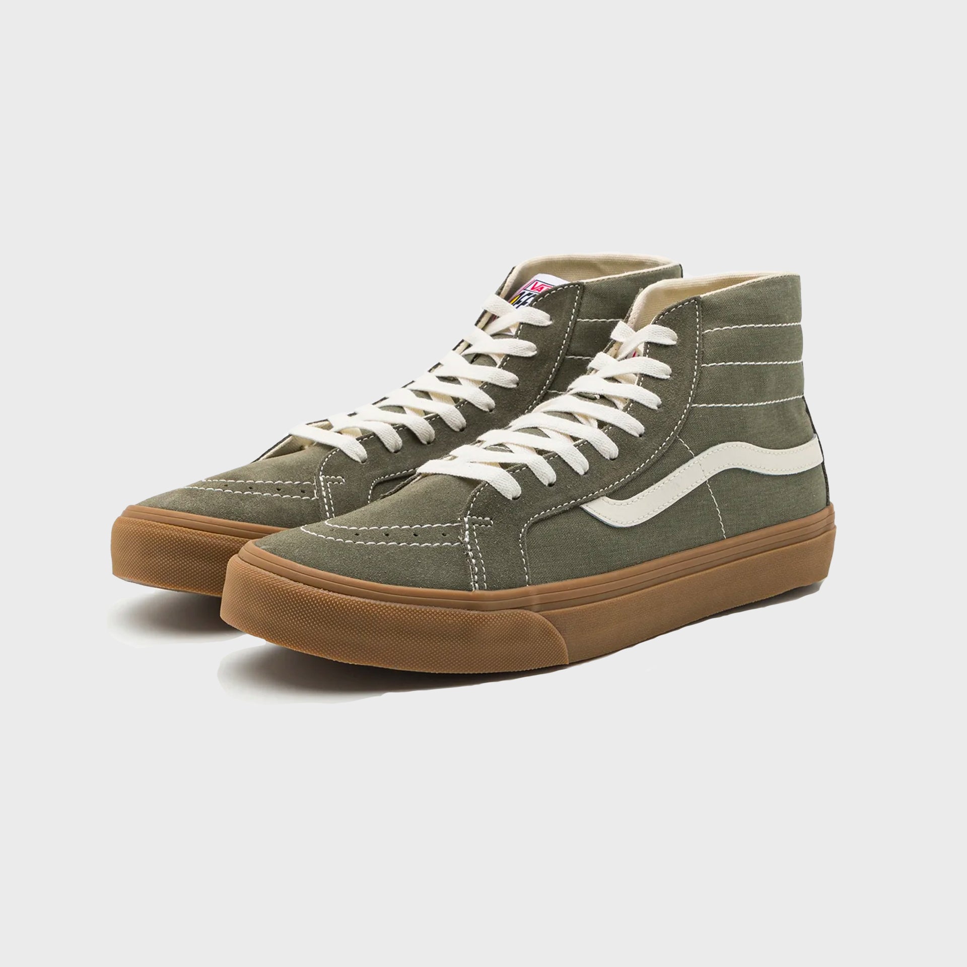 Vans Sk8-Hi 38 Decon VR3 Mens Shoes - Salt Wash Dark Olive - ManGo Surfing