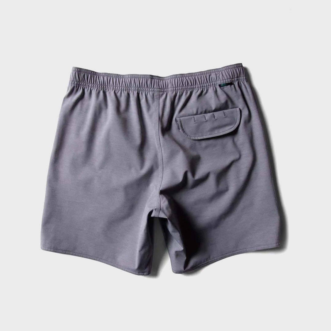 Vissla Mens Breakers 16.5&quot; Ecolastic Shorts - Gunmetal - ManGo Surfing