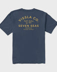 Vissla Mens Premium Stoke Pocket T-Shirt - Navy - ManGo Surfing