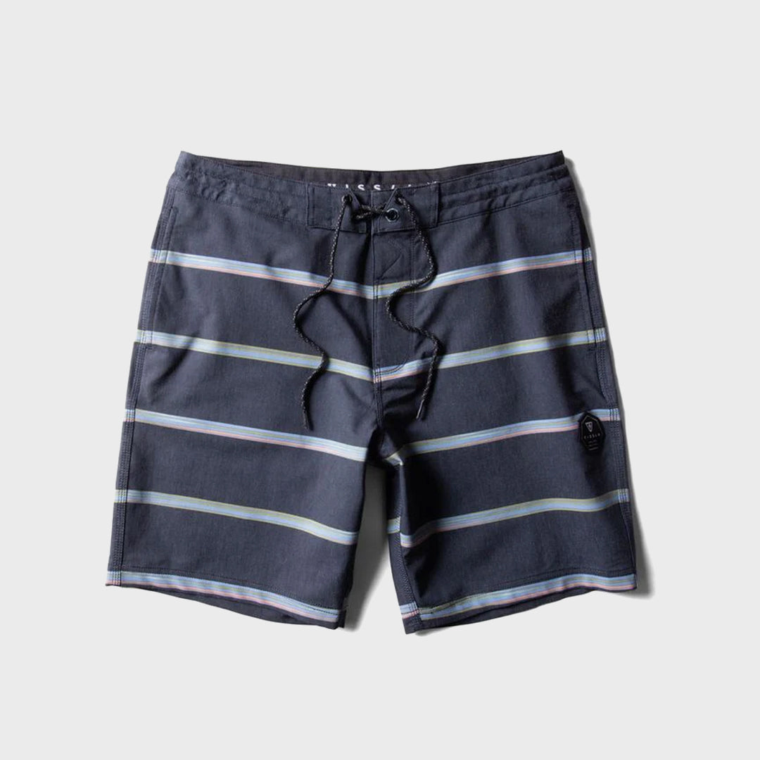 Vissla Mens Spaced Out 18.5&quot; Boardshorts - Black - ManGo Surfing