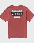 Vissla Mens Stacks Premium Pocket T-Shirt - Brick - ManGo Surfing