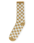 Vans Mens Checkerboard Crew Sock - Antelope - ManGo Surfing