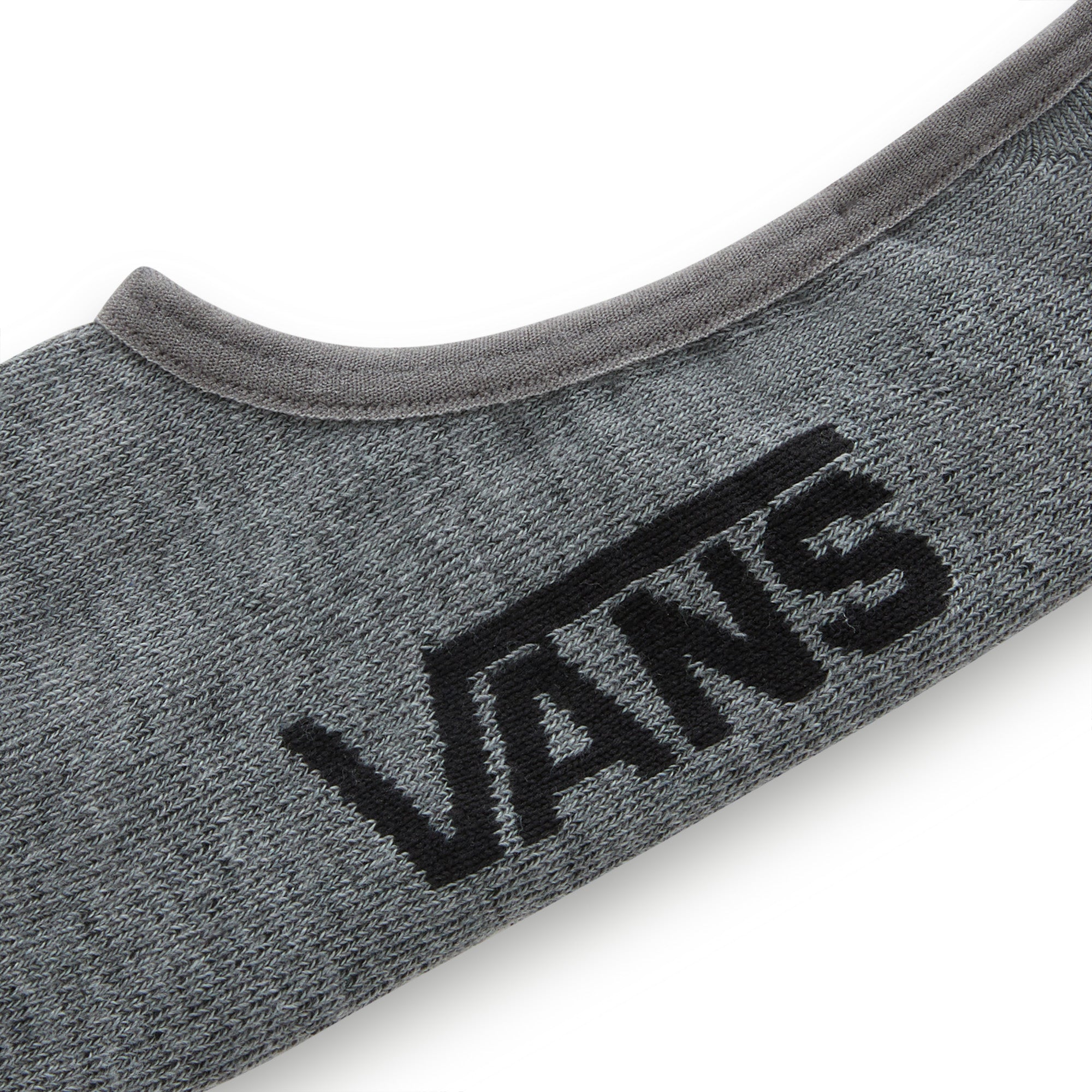 Vans Mens Classic Super No Show Socks (3 Pairs) - Heather Grey - ManGo Surfing